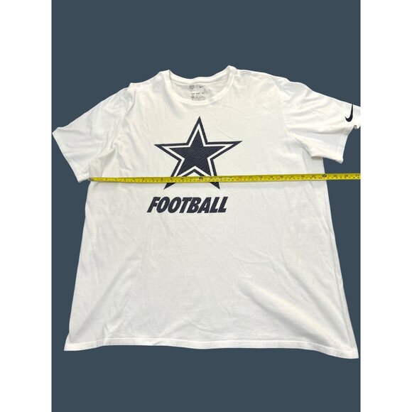 Cowboys Nike Dri-Fit XXL Mens T-Shirt White Cotton - Picture 5 of 6